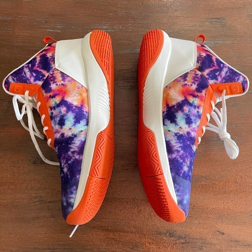 NWT MOOLAH PHANTOM 1 Kicks Women's Basketball Shoes Galaxy Orange SIZE 12 - Picture 6 of 11